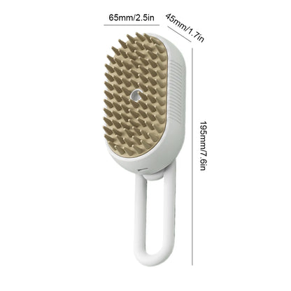 Electric Pet Cleaning Brush Steam Spray