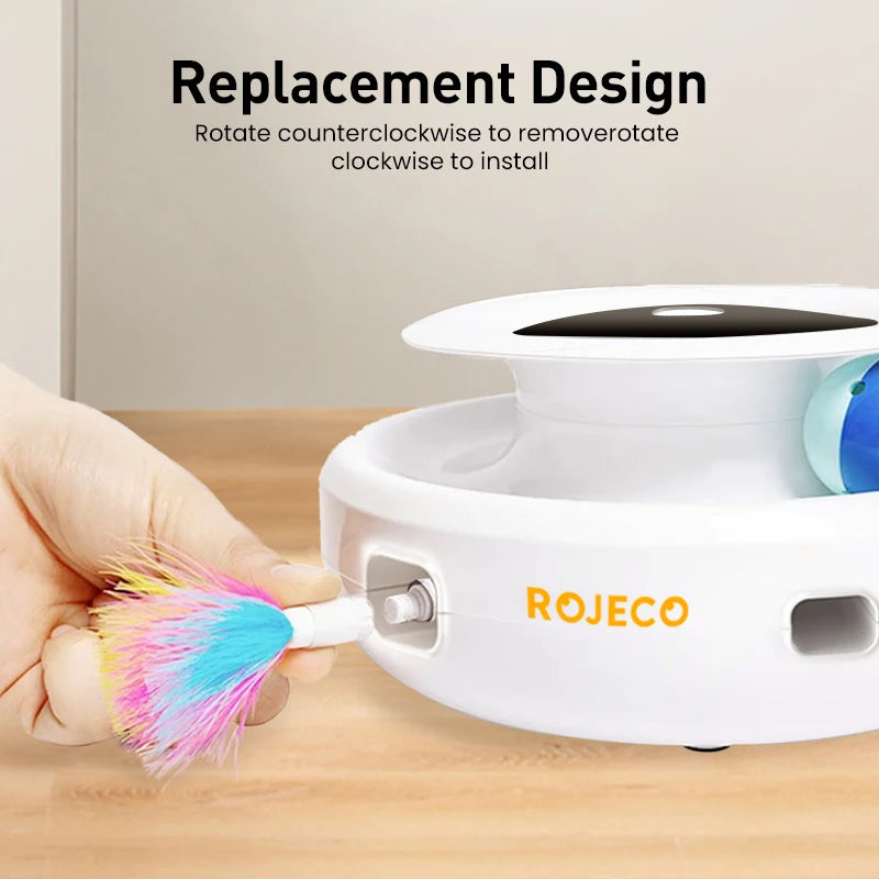 Rojeco FeatherPlay 2-in-1 Smart Interactive Toy Set